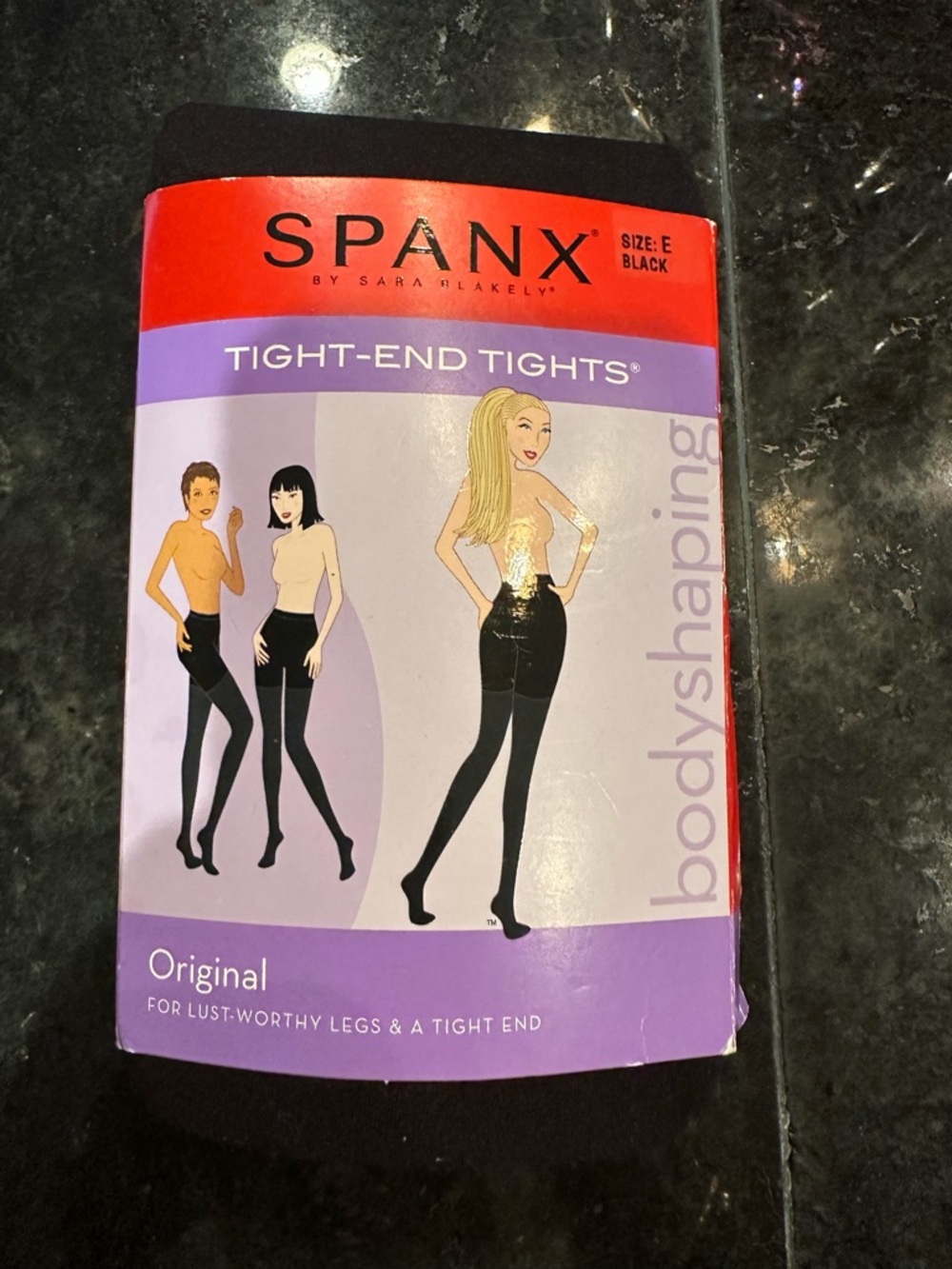 SPANX Black Tight-End Shaping Tights